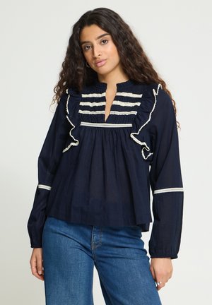 ICHI, IHVOILANA - Blouse - maritime blue