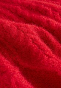 BLEND CABLE KNIT CREW NECK - Strickpullover - cherry red