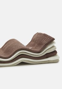 adidas Originals TR CREW S 6PACK - Meias - earth strata/putty grey/ivory