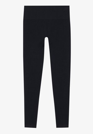 Even&Odd active FULL LENGTH HIGH RISE FINE RIB SEAMLESS LEGGINGS - Tights - black