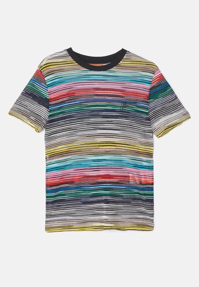 Missoni SHORT SLEEVE - Μπλουζάκι με στάμπα - multicolor/pink/red/blue