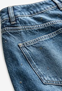 Next EMBELLISHED WIDE LEG PETITE  - Široké džíny - dark wash