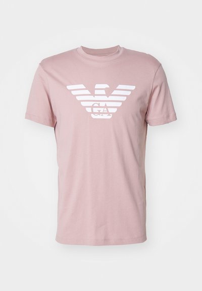 Emporio Armani Apdrukāts T-krekls - fawn