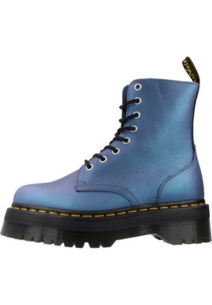 JADON PULL UP - Platform ankle boots - azul