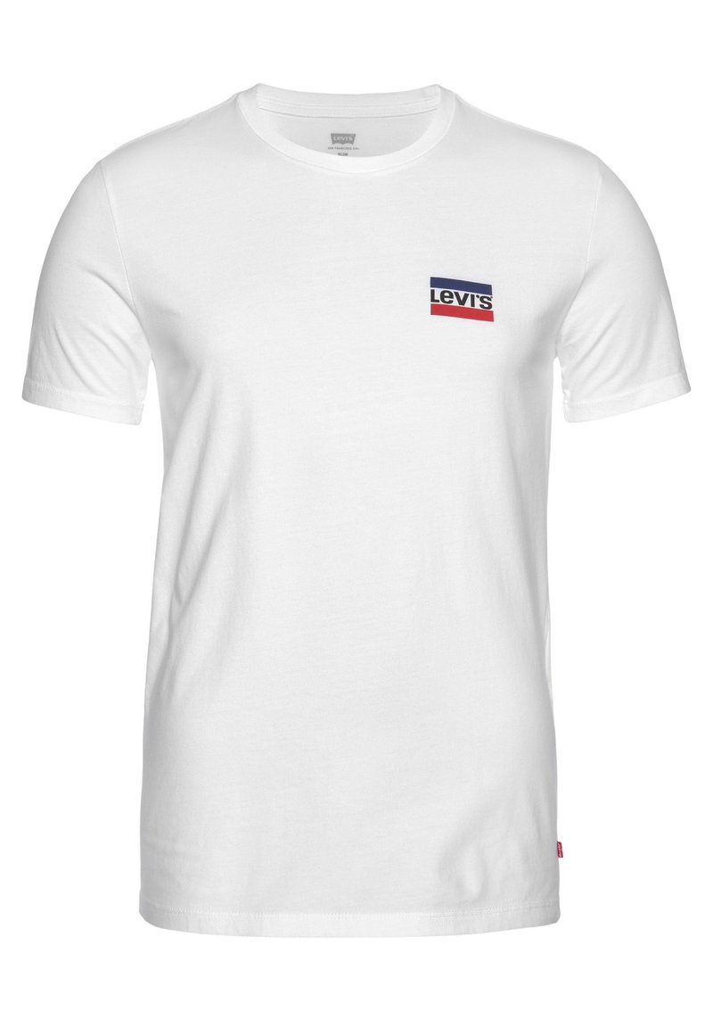 Herren T-Shirts basic | Levi's® 2 PACK T-Shirt basic grau/weiß/grau - AT02541 Herren T-Shirts basic | Levi's® 2 PACK T-Shirt basic grau/weiß/grau - AT02541