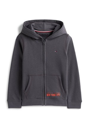 NYC PRINT HOODIE - Sweatjakke - washed black