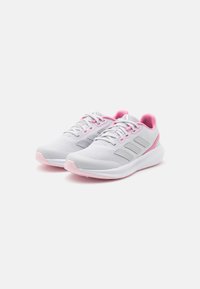 adidas Performance FALCON 3 LACE - Silniční běžecké boty - dash grey/silver metallic/bliss pink