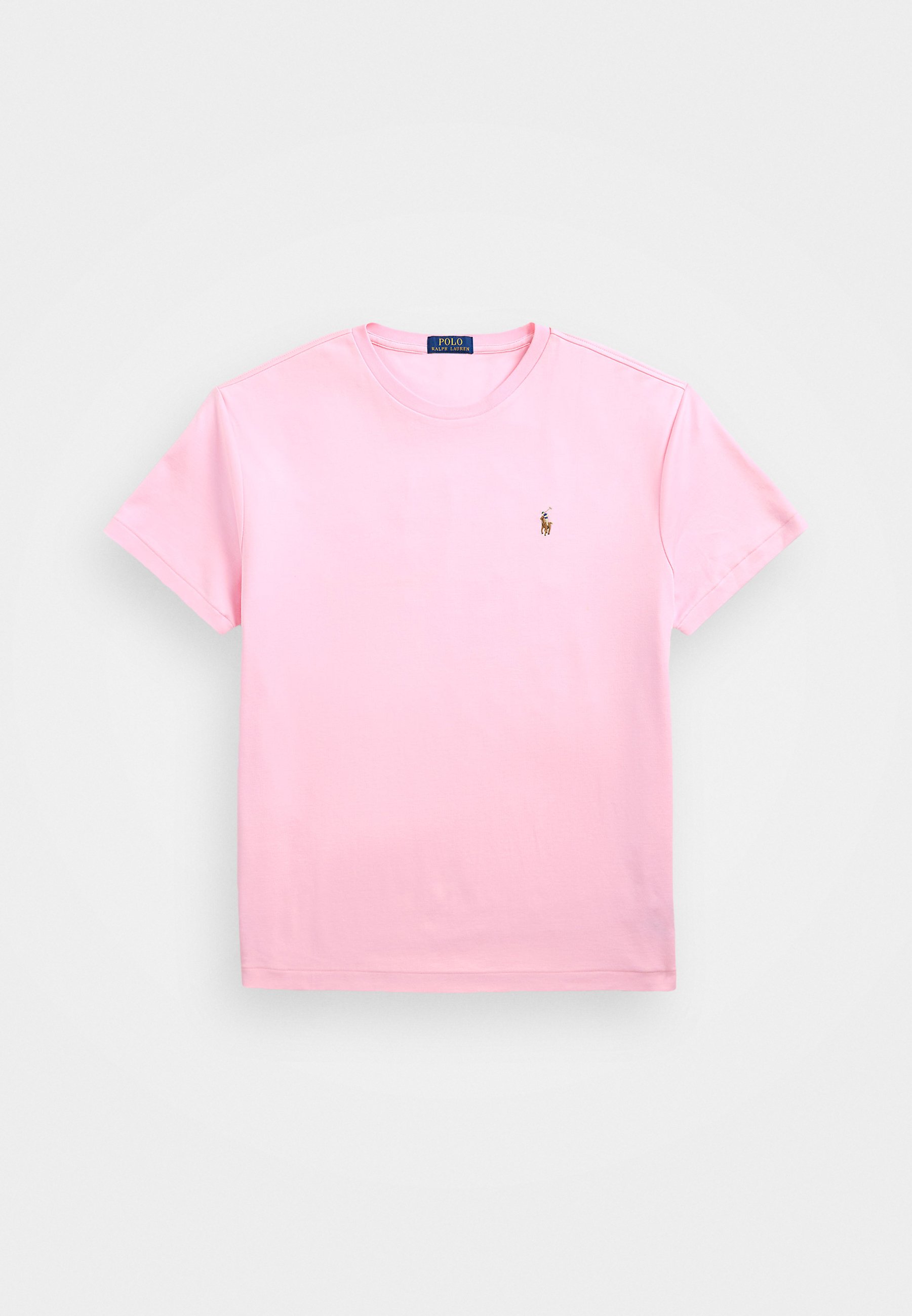 Tシャツ・カットソー POLO RALPH LAUREN Custom Slim Soft Cotton Tee Pink Polo Ralph Lauren CUSTOM SLIM FIT SOFT COTTON T-SHIRT