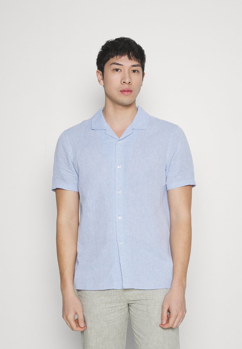 Pier One SHIRT-LINEN BLEND - Ing - light blue