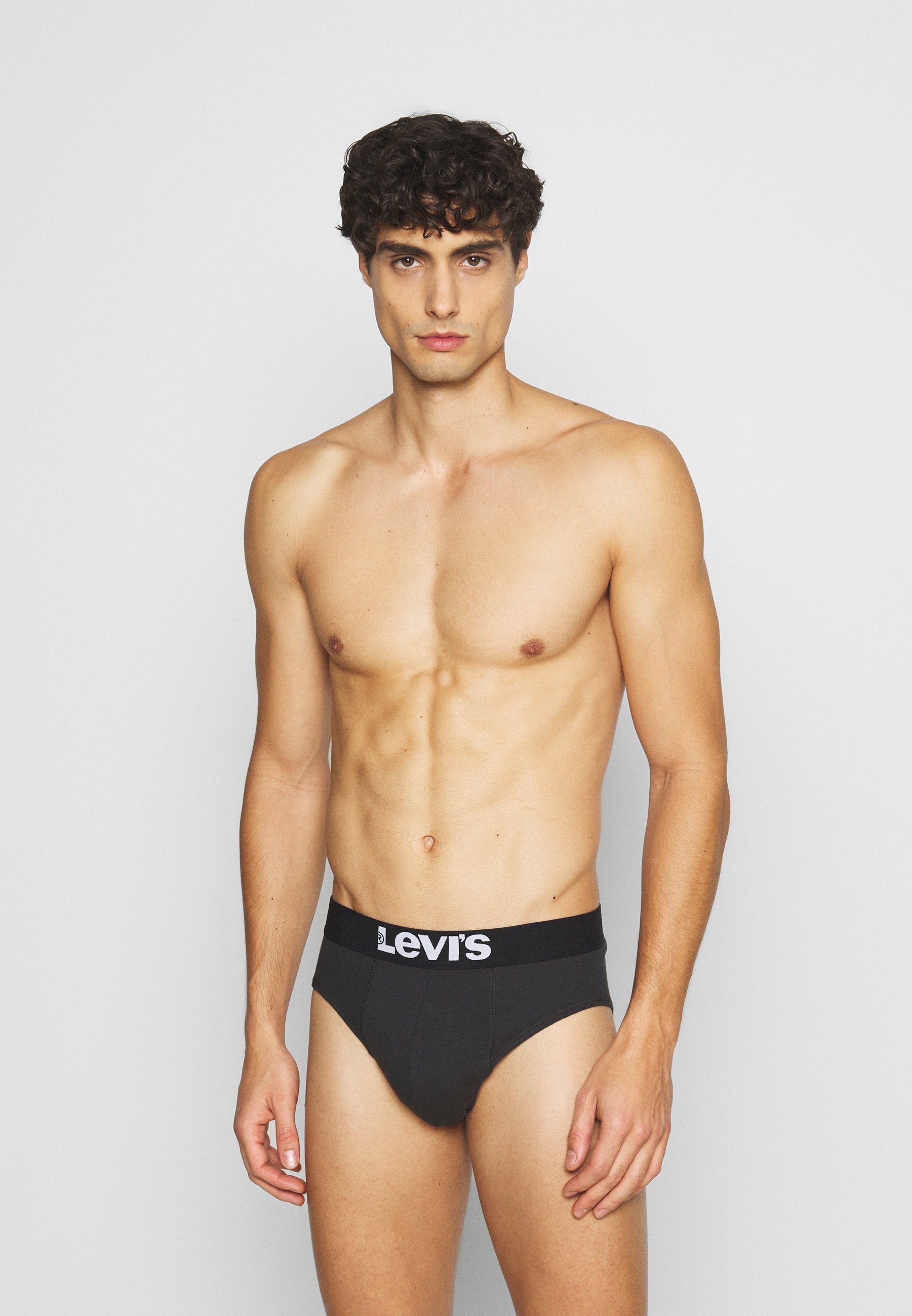 Levi's® MEN SOLID BASIC BRIEF 6 PACK - Briefs - black 