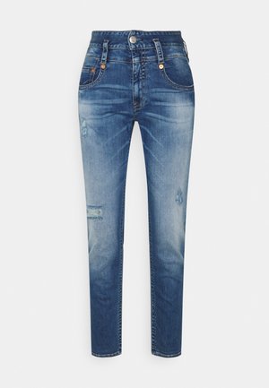 PITCH MOM POWERSTRETCH - Straight leg jeans - mid destroy