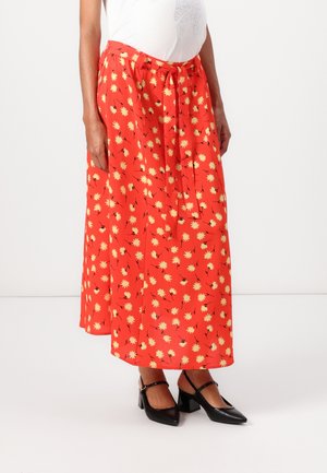 OLMVIC JASMIN LONG SKIRT - Maxisukňa - equestrian red