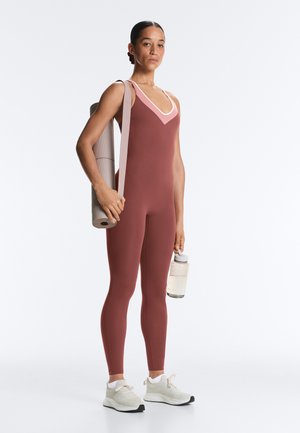 OYSHO COMFORTLUX BLOCK 34175332 - Gimnastički dres - brown