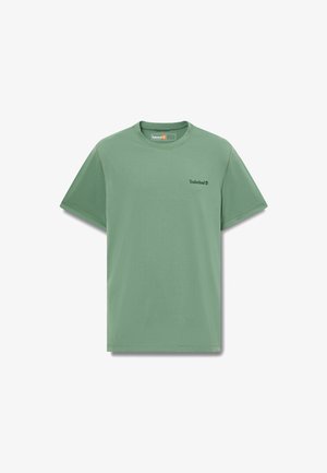 Timberland, QUICK-DRY SHORT-SLEEVE TEE - Camiseta básica - medium green