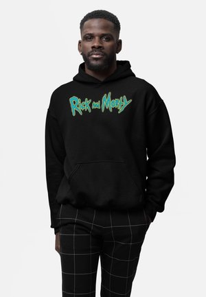 RICK AND MORTY LOGO GRAPHIC - Hoodie - jet black