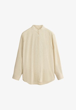 OYSHO, Gombos blúz - beige