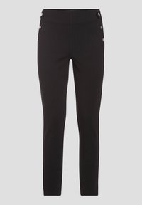 Breal MIT GEKIPPTER TAILLE - Broek - noir