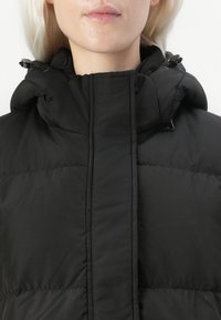 VILA VISTARI LONG COAT - Páperový kabát - black beauty