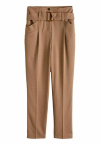 Next BELTED TAPERED - REGULAR FIT - Bukser - camel brown