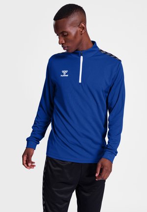 AUTHENTIC HALF-ZIP  - Langarmshirt - true blue