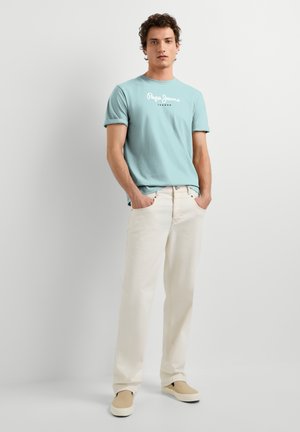 Pepe Jeans, EGGO N - Μπλουζάκι με στάμπα - dark acqua blue