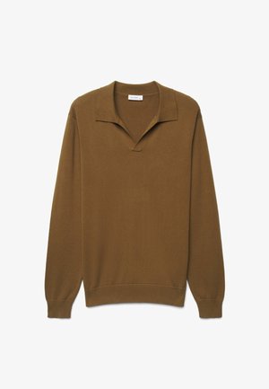 Calliope, MAGLIA TINTA UNITA - Pullover - tabacco