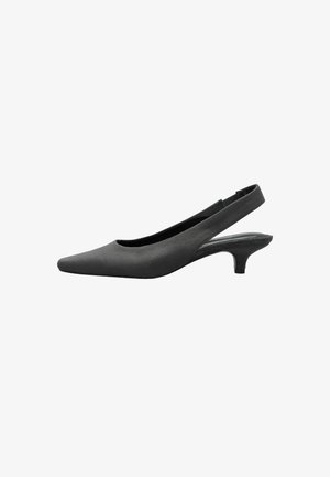 Friends Like These, WIDE FIT - CHISEL TOE SLINGBACK KITTEN HEELS - Pumps - grey faux suede