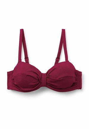 Calzedonia CLASSY PIQUET - Haut de bikini - red