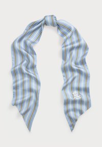 STRIPED SILK SCARF - Foulard - cornflower blue