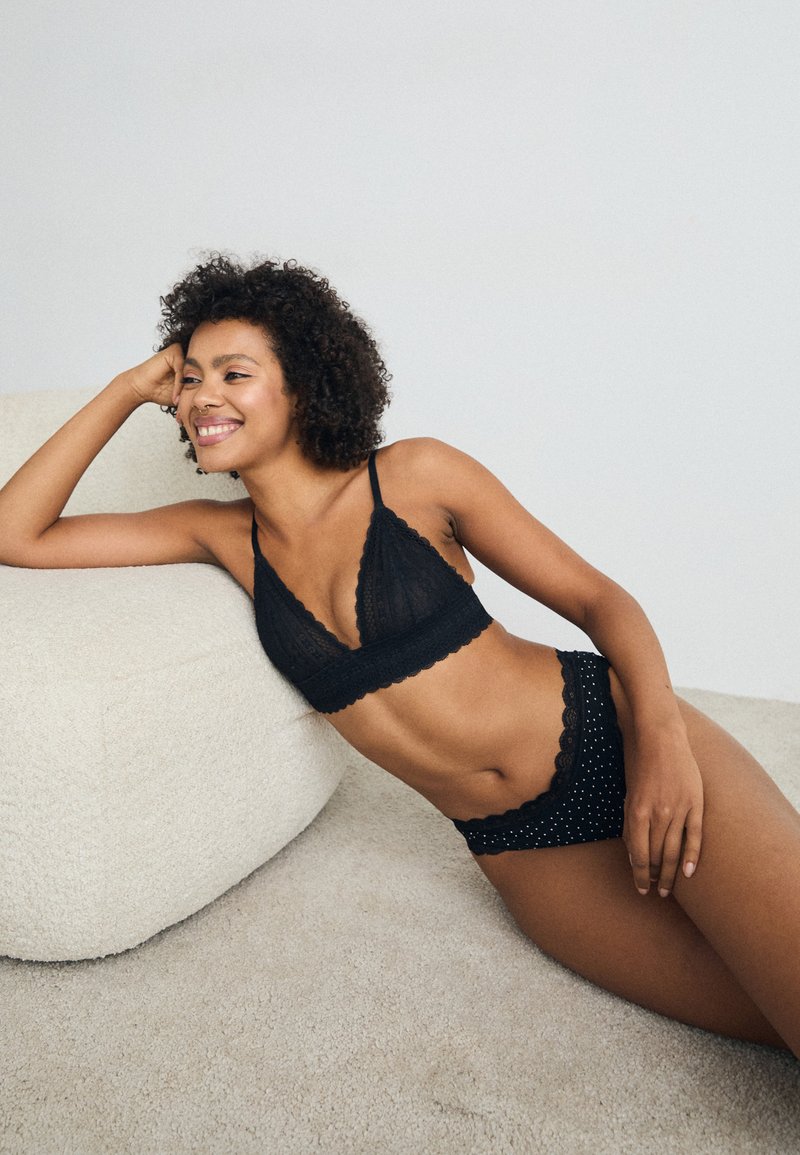 Lindex EMELIE 3 PACK - Briefs - black/pink/grey