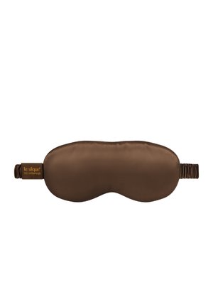 OPASKA NA OCZY Z JEDWABIU  -  CAFFEE - Sonstige Accessoires - brown