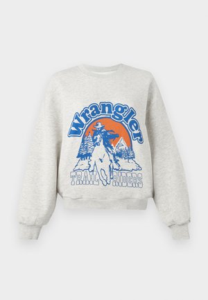 Wrangler OVERSIZED - Sweatshirt - oat mele