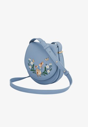 FABLE ENGLAND, FABLE ENGLAND X PETER RABBIT BLUE SADDLE BAG. - Olkalaukku - blue