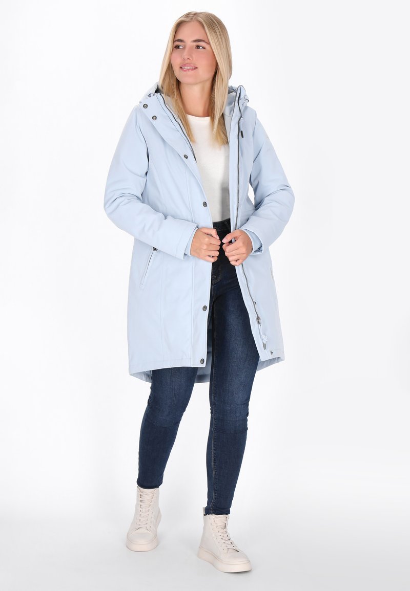 Comma Casual Zalando Mantel Hellblau Himmelblau Hellblauer Mantel