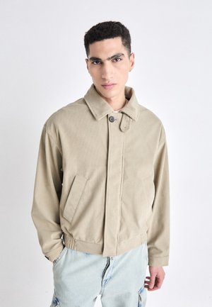 Jack & Jones PREMIUM JORBRONX HARRINGTON JACKET - Giacca leggera - silver sage