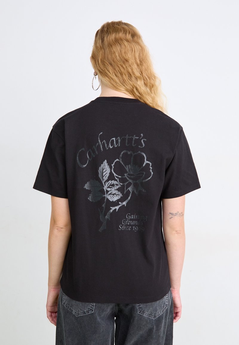 Carhartt WIP FLOURISH - Triko s potiskem - black