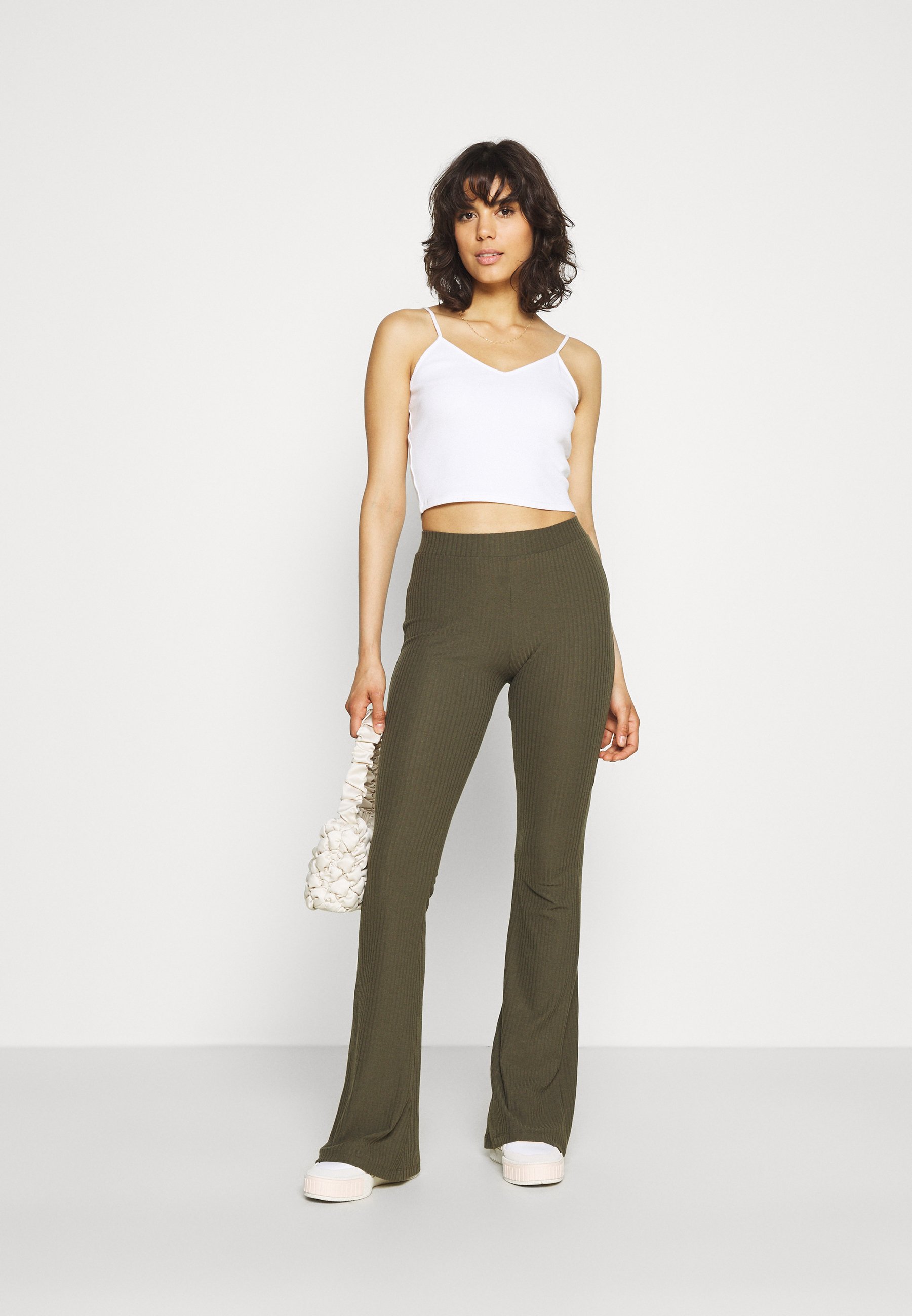 Damer ONLNELLA FLARED PANT - Bukser Damer ONLNELLA FLARED PANT - Bukser