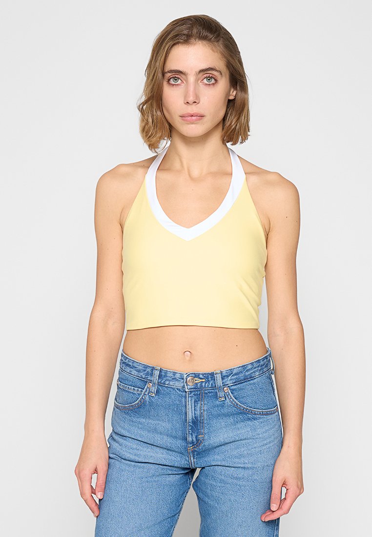 Abercrombie & Fitch Top lichtgeel