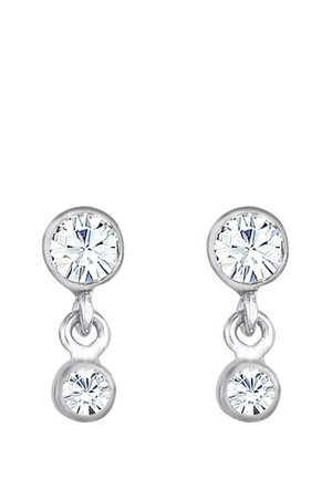 Elli GLASS CRYSTAL - Pendientes - silber