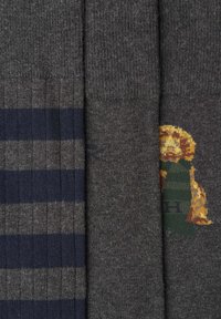 Hackett London HARRY PLACEMENT 3 PACK - Strømper - granite grey