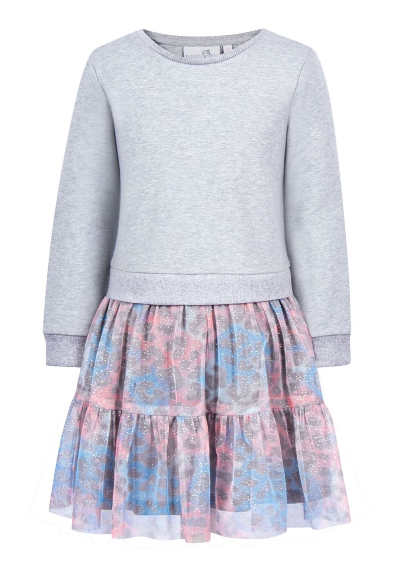happy girls MIT LEO - Vestito casual - grey melange