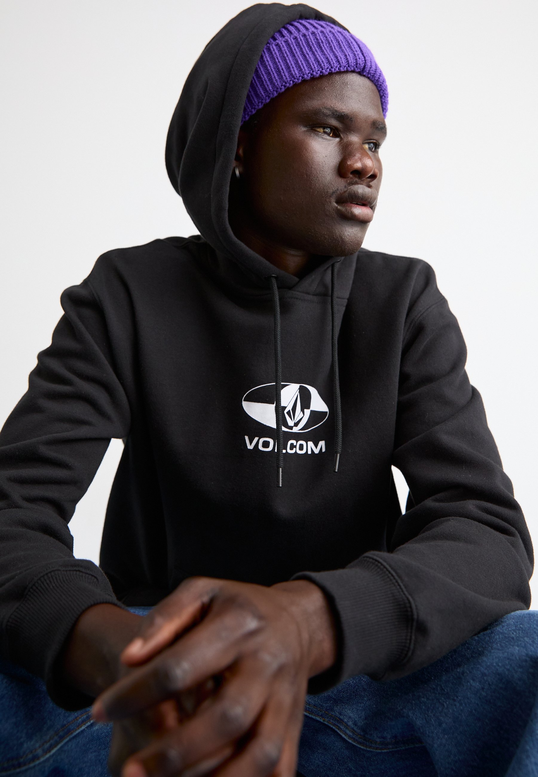 Volcom STONE EXPLORER - Sweatshirt - black - Zalando.co.uk
