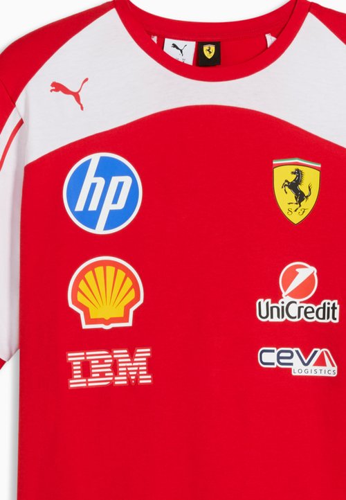 PUMA SCUDERIA FERRARI HP REPLICA T-SHIRT - Print T-shirt - red — photo 6