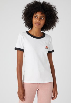 RINGER TEE - T-shirt print - white