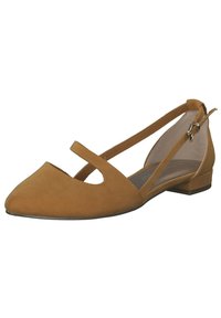 Marco Tozzi Bailarinas con hebilla - mottled dark yellow