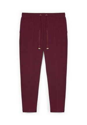 Fiorella Rubino, JOGGERS CON COULISSE IN VITA - Pantalones deportivos - bordeaux