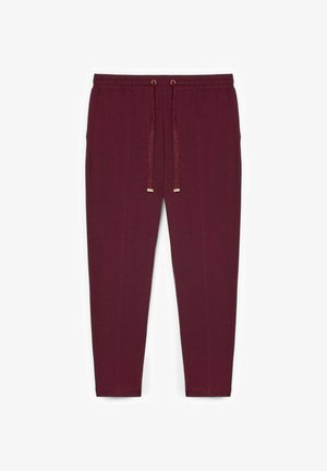 Fiorella Rubino, JOGGERS CON COULISSE IN VITA - Trainingsbroek - bordeaux