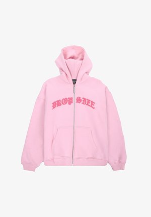 Dropsize LOGO ZIP - Hanorac - pink