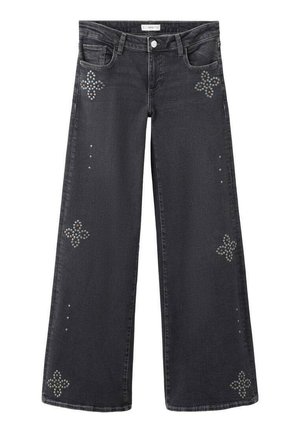 Wide Leg - black denim