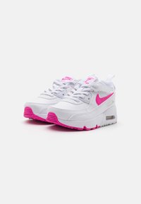 Nike Sportswear AIR MAX 90 EASYON - Tenisky - white/laser fuchsia